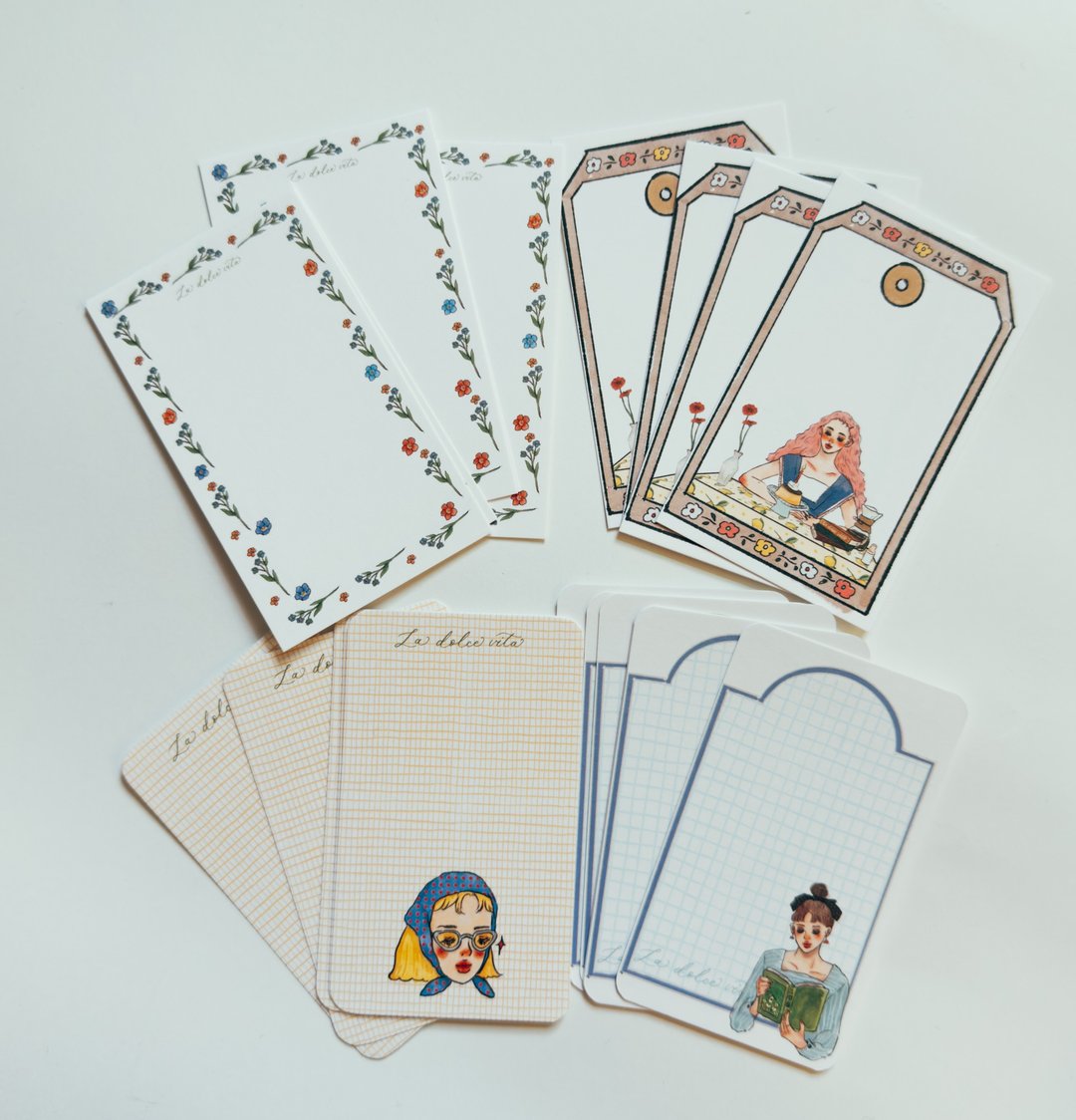 La Dolce Vita Memo Cards - Writing To You
