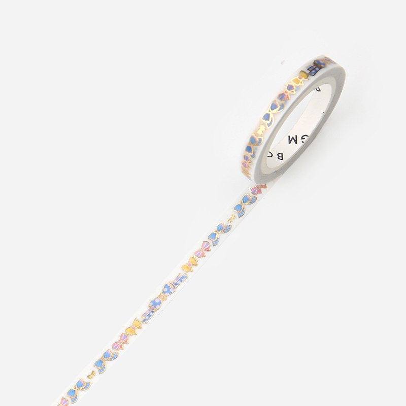 BGM Slim Washi tape - Ribbon Print