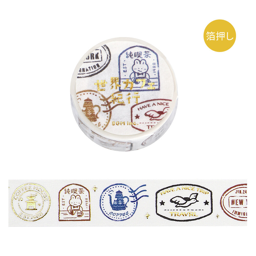 BGM Tape - Foil Stamping - Travelogue - Stamp