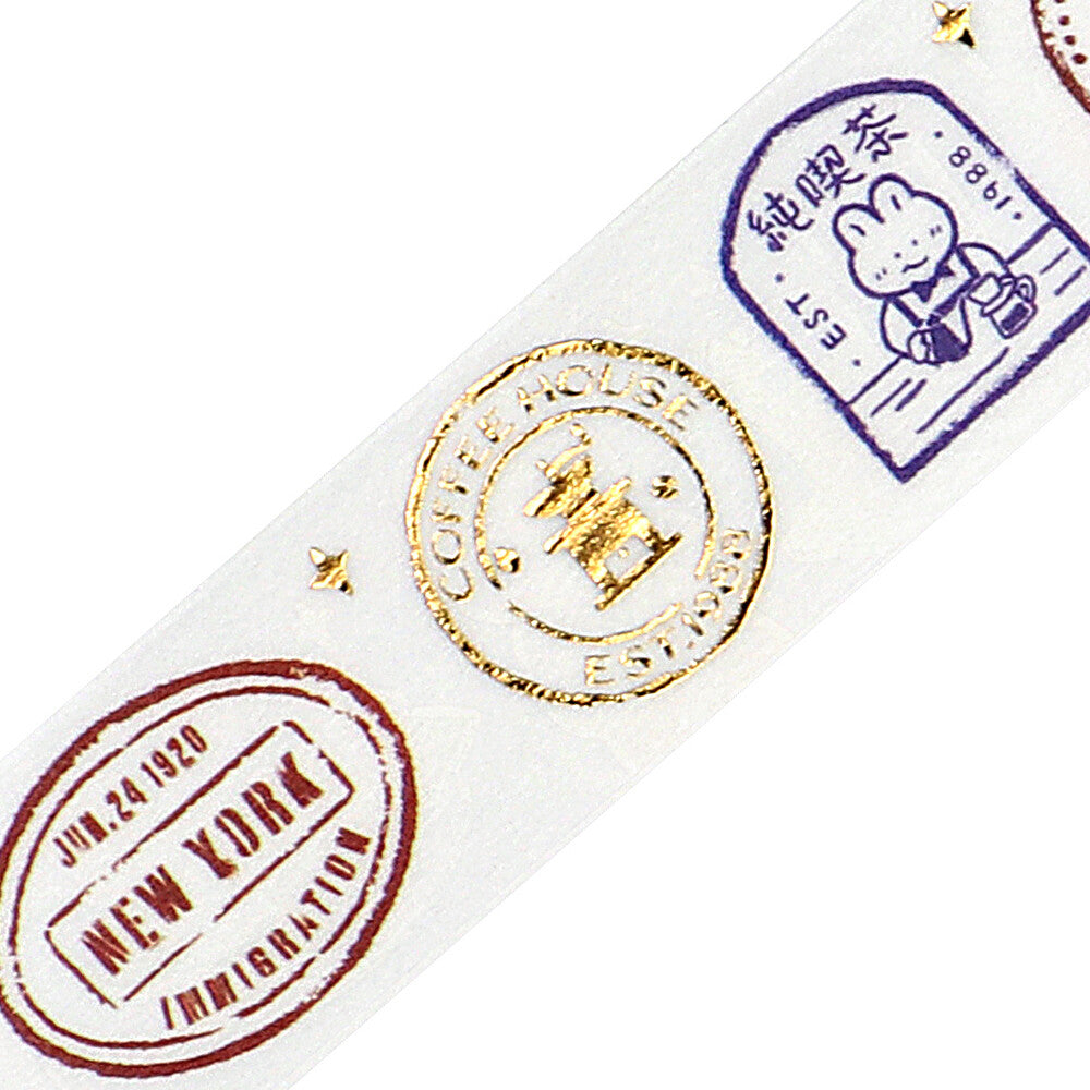 BGM Tape - Foil Stamping - Travelogue - Stamp