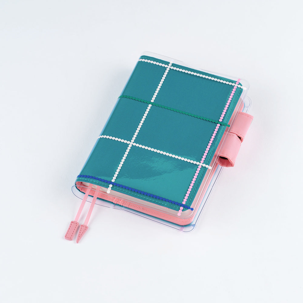 Hobonichi 2027 Cover on Cover - Yoshie Watanabe: Dotted Plaid - A6