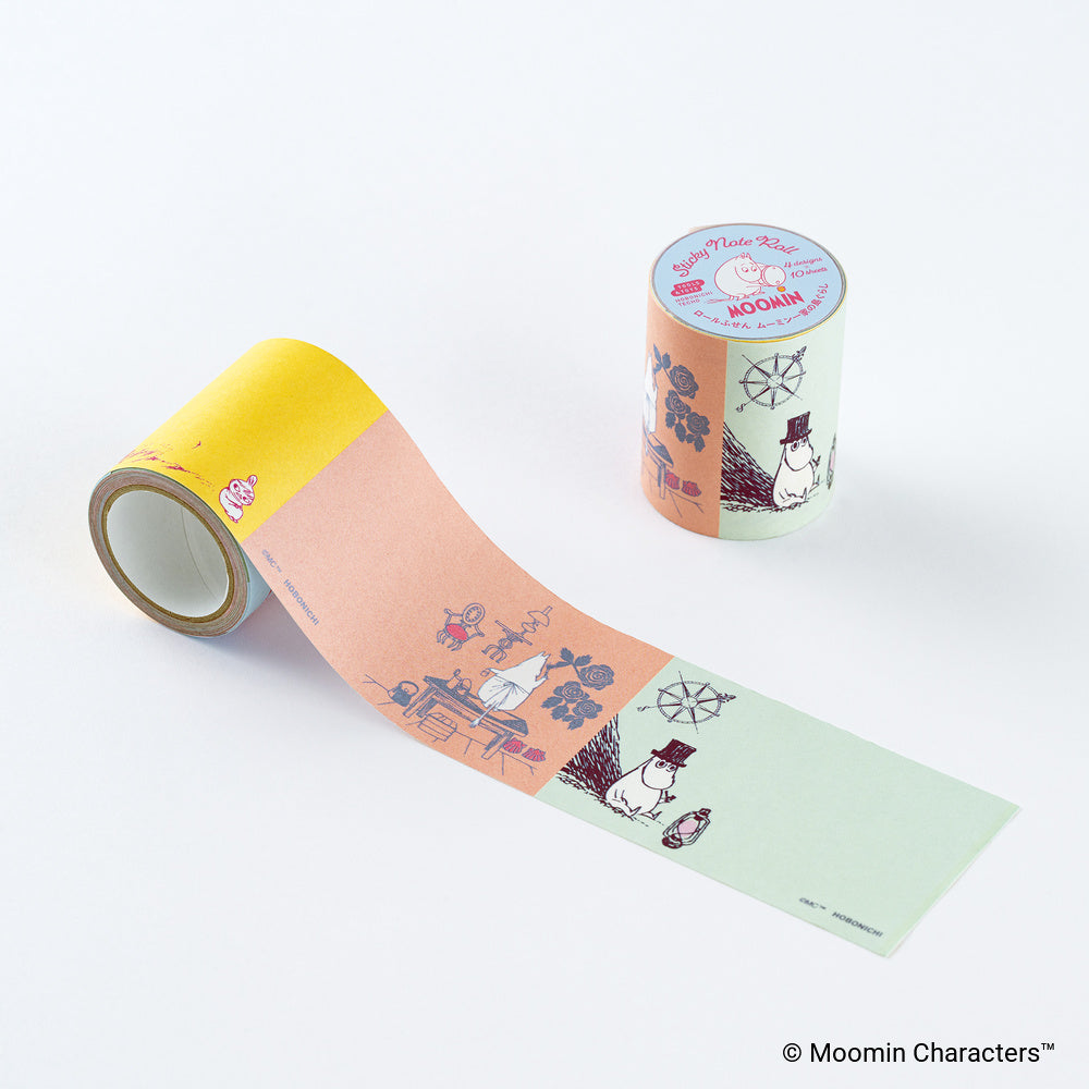 Hobonichi 2027 - Moomin: Sticky Note Roll - Moomin Family’s Island Life
