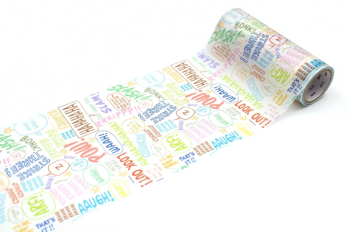 mt pocket Washi Tape - Peanuts - Sounds