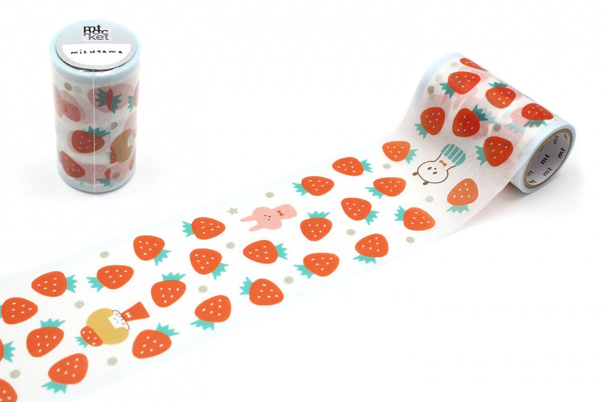mt pocket Washi Tape - mizutama - Strawberry