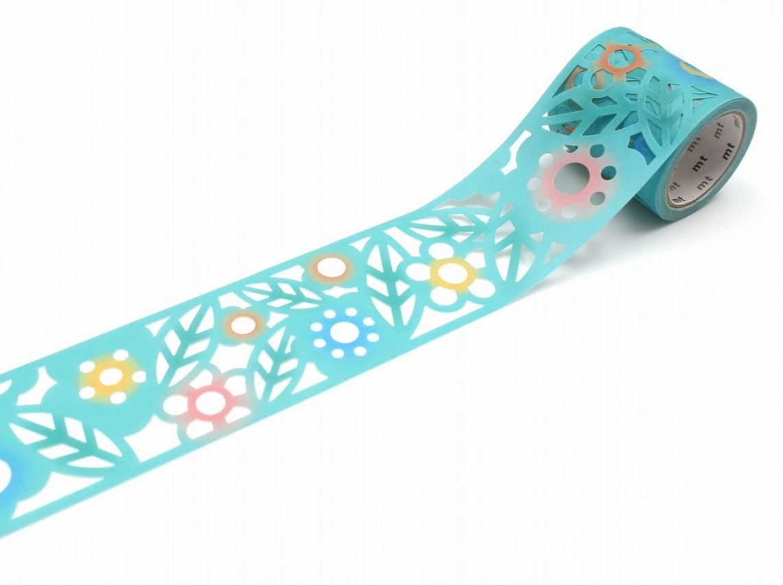 mt fab Washi Tape - Die-Cut Cutting Paper Flowers