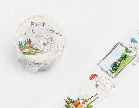 BGM Washi Tape - Memories of Travel
