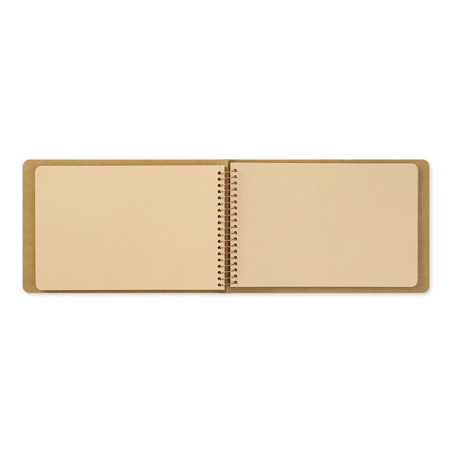 TRAVELER'S Company - Spiral Ring Notebook - Blank DW Kraft Paper - B6