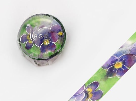 BGM Washi Tape - Watercolor Violet
