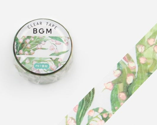 BGM Clear Tape - Lily of the Valley