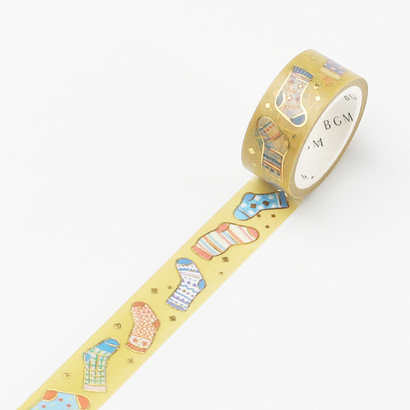 BGM Washi Tape - Cozy Winter Socks
