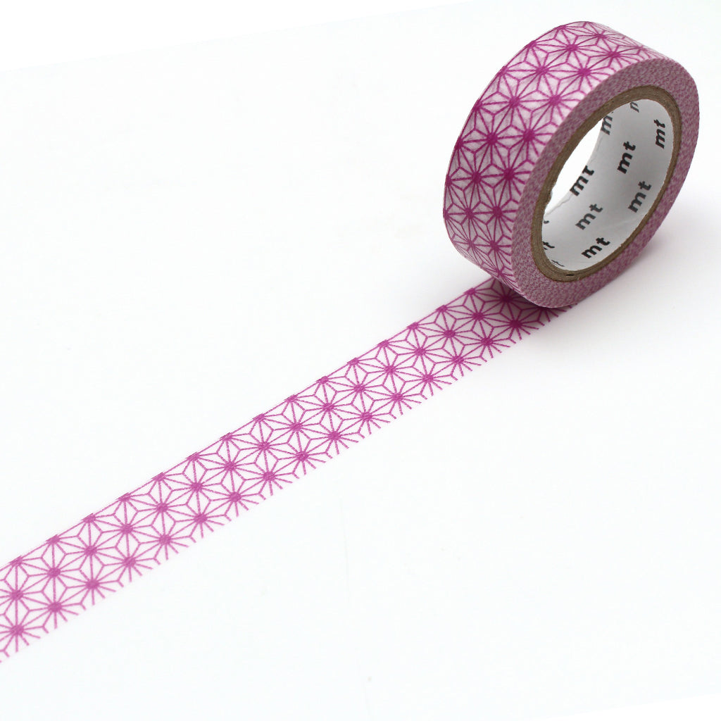 mt Washi Tape Asanoha Wakamurasaki