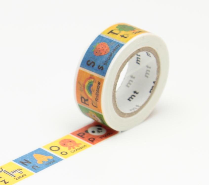 mt Washi Tape - alphabet N-Z