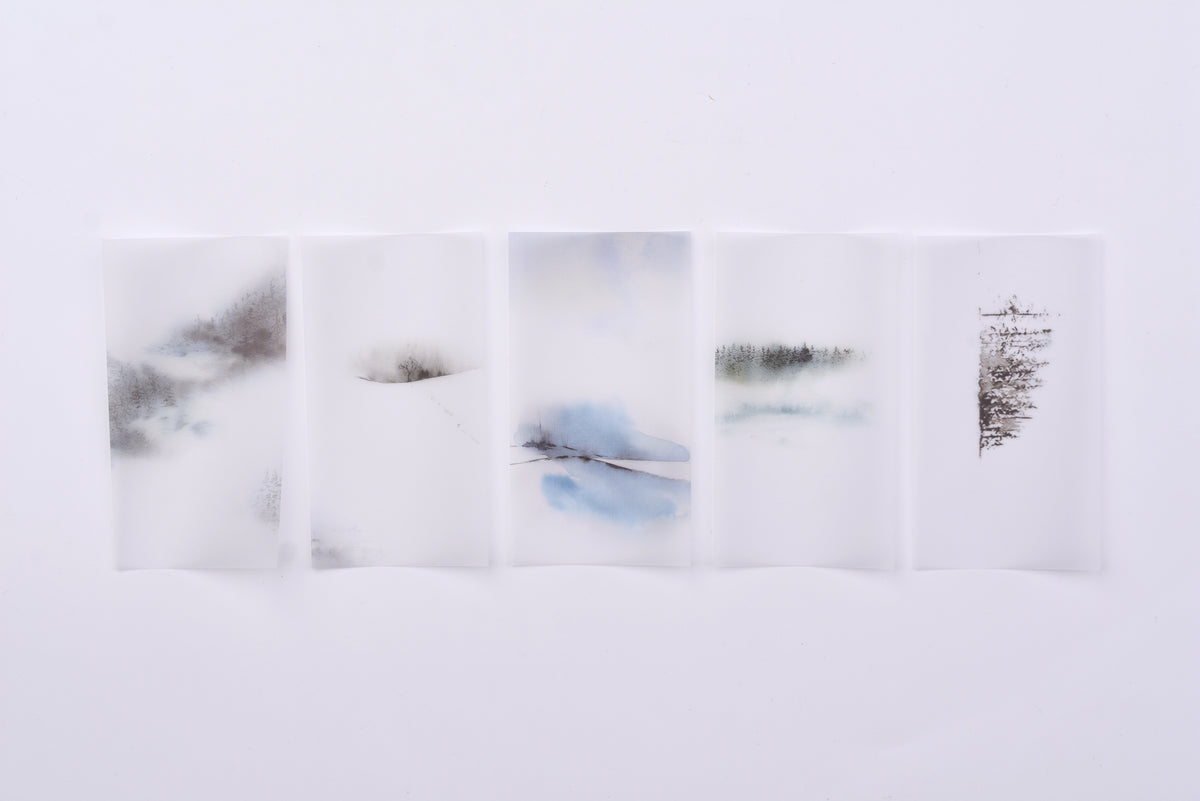 MU Dyeing Tracing Paper - Winter Snow