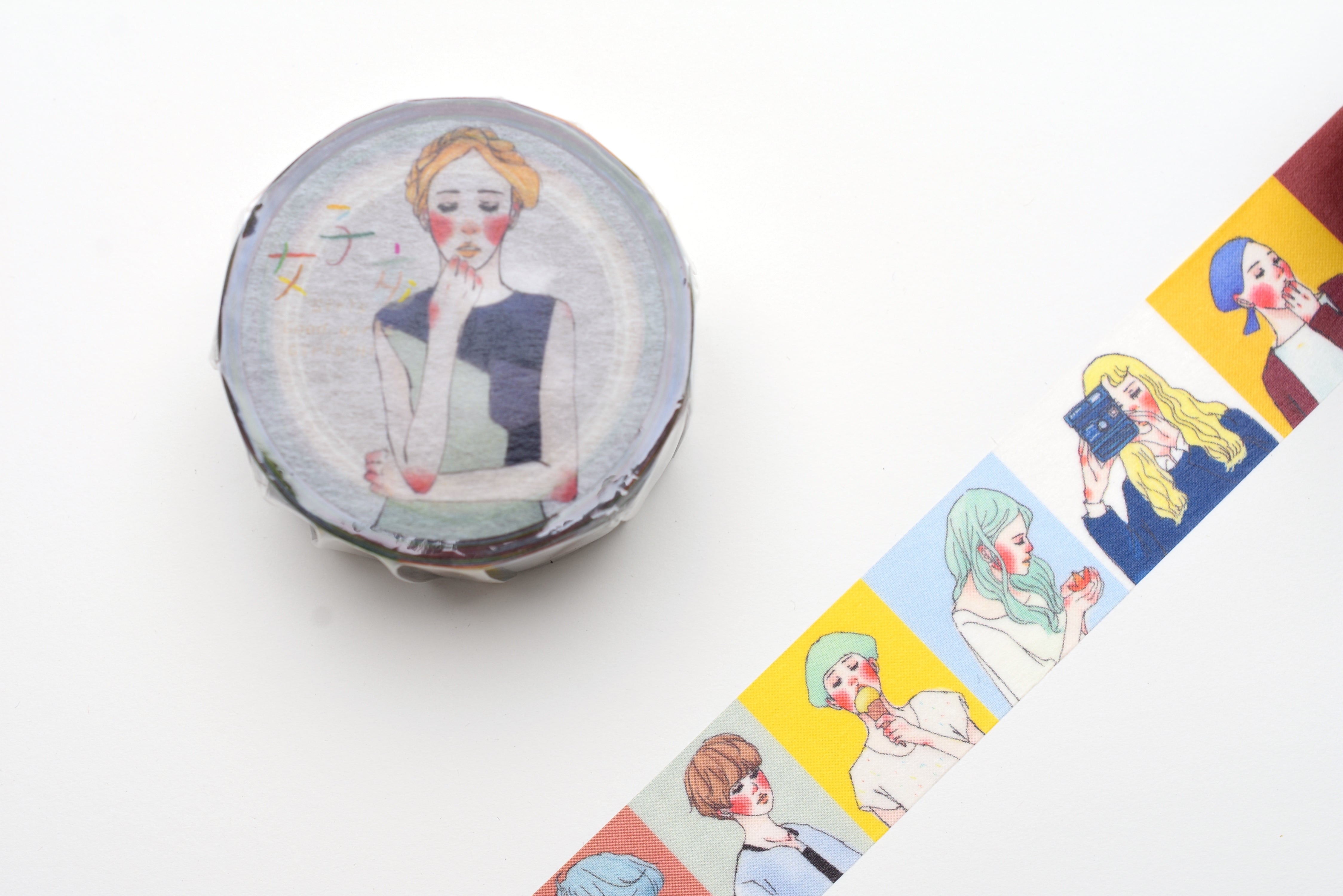 La Dolce Vita Washi Tape - Girl Horizontal Lineup