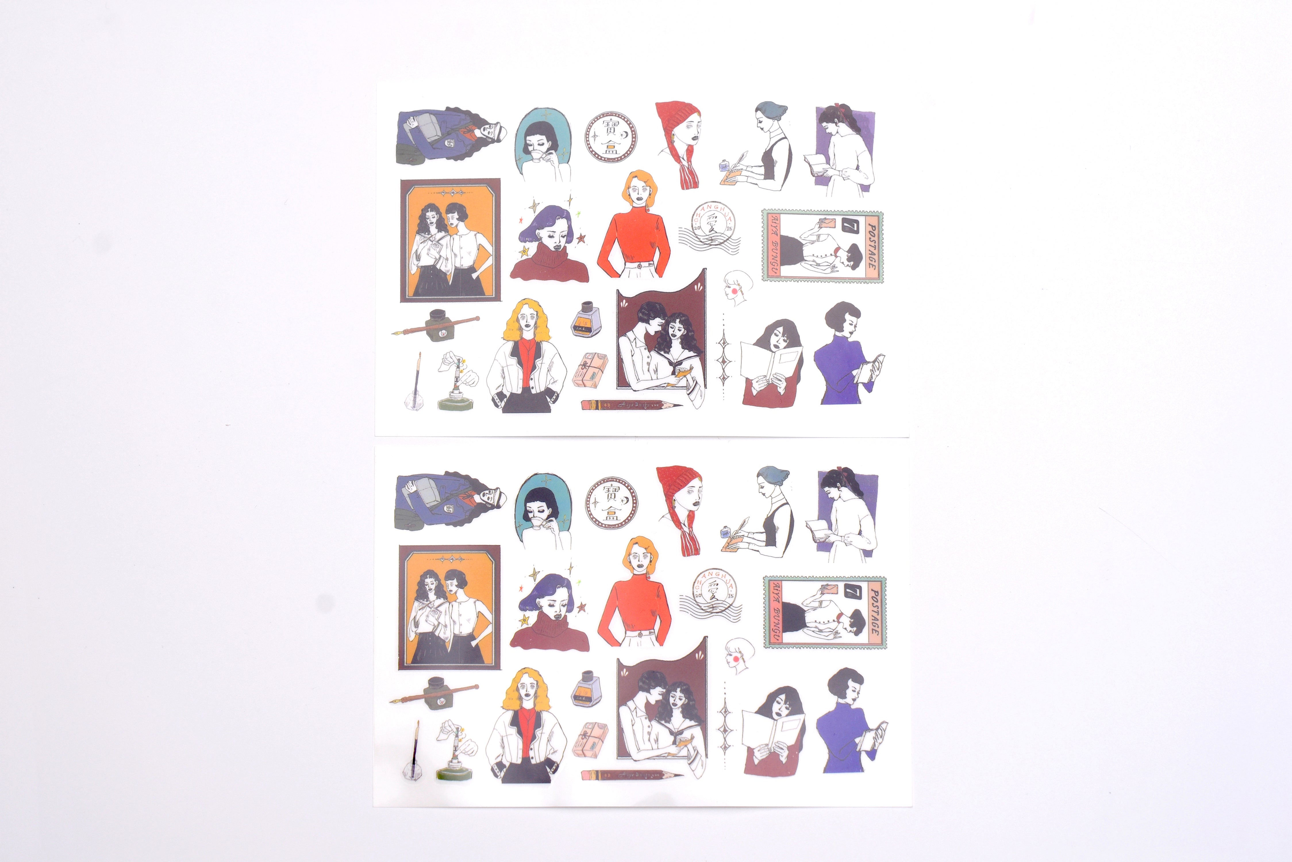 La Dolce Vita Transfer Stickers - Aiya Stationery