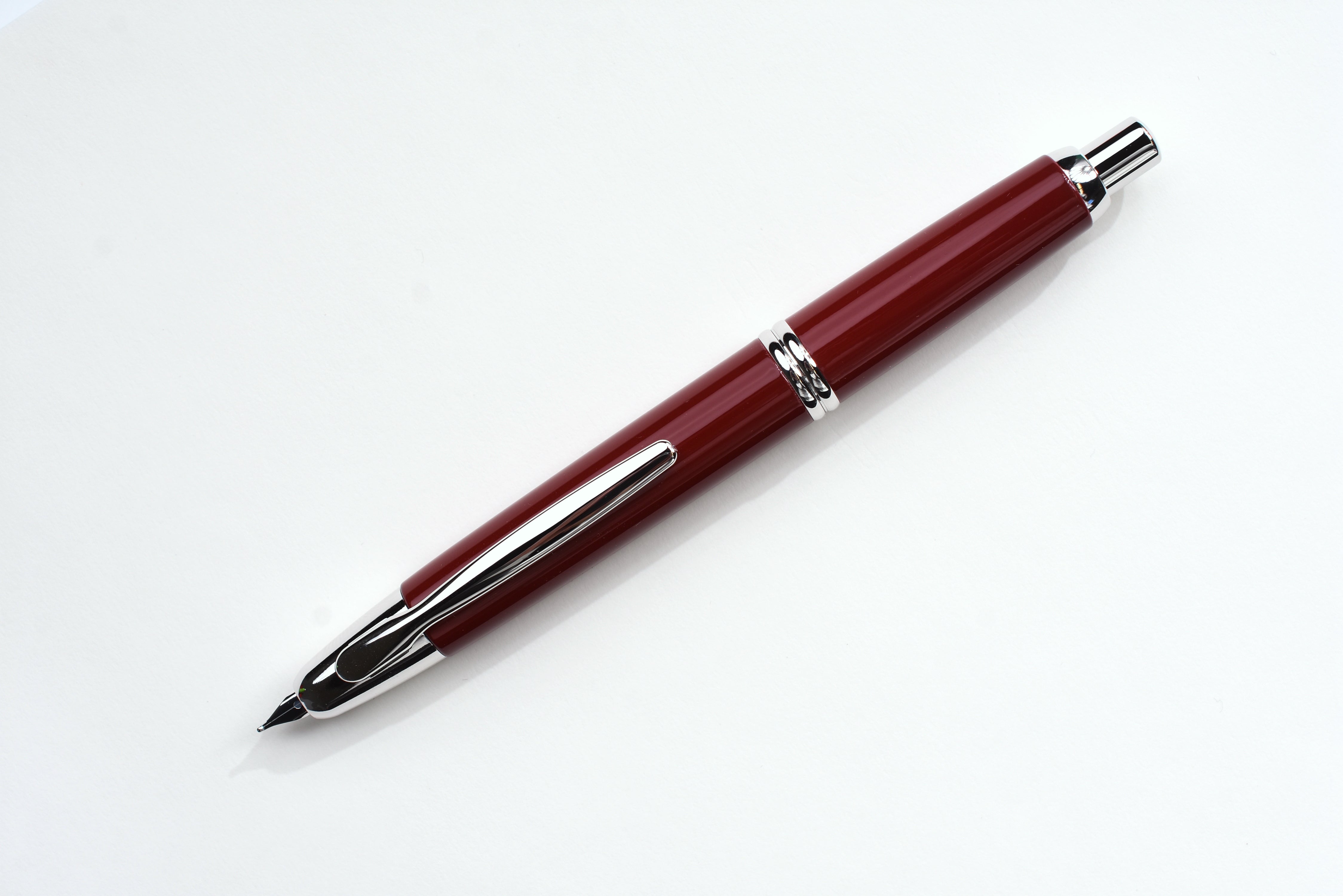 Pilot Vanishing Point - Red - Rhodium Trim