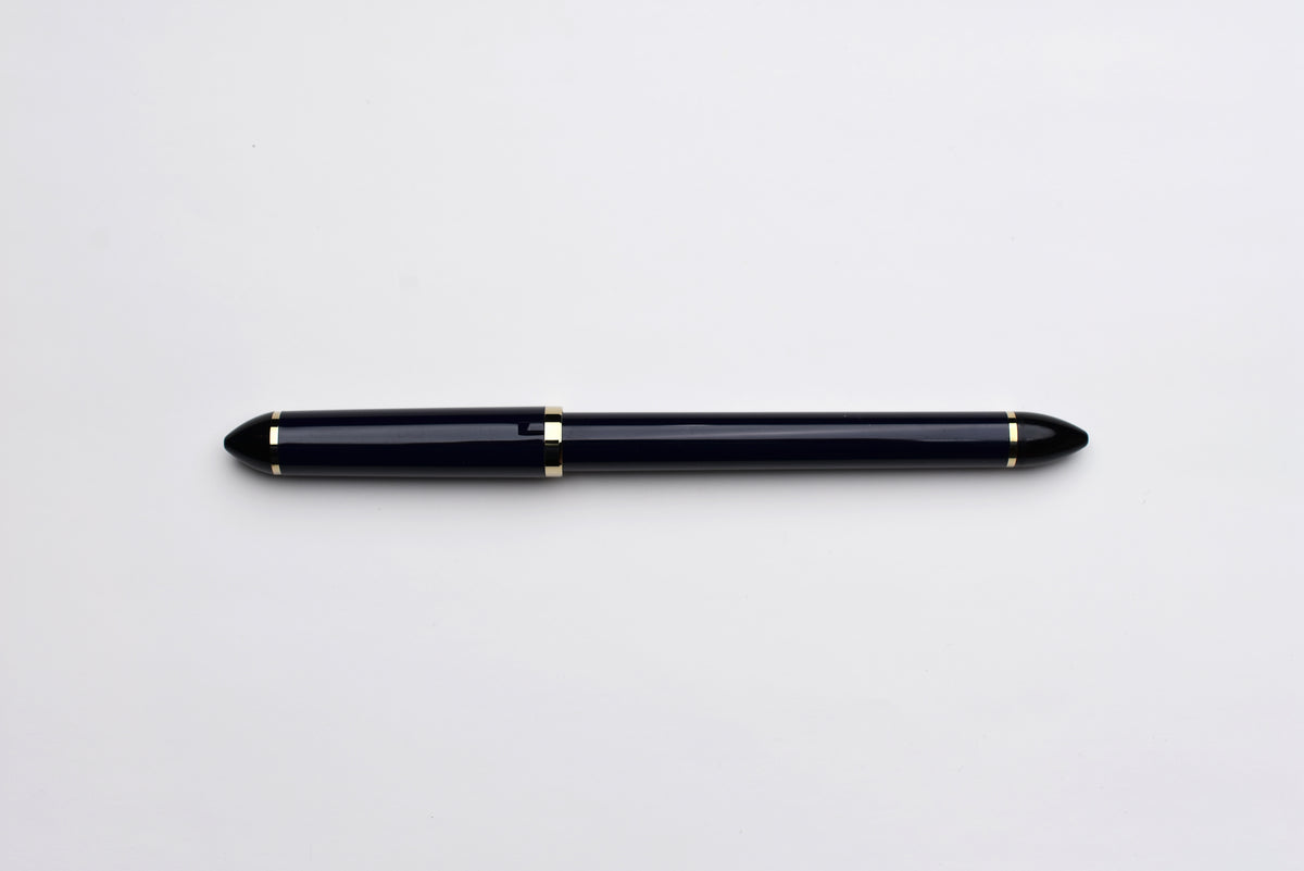 Sailor Fude DE Mannen Brush Style Fountain Pen - Dark Blue (In Store Only)