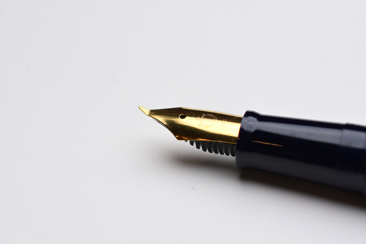 Sailor Fude DE Mannen Brush Style Fountain Pen - Dark Blue (In Store Only)