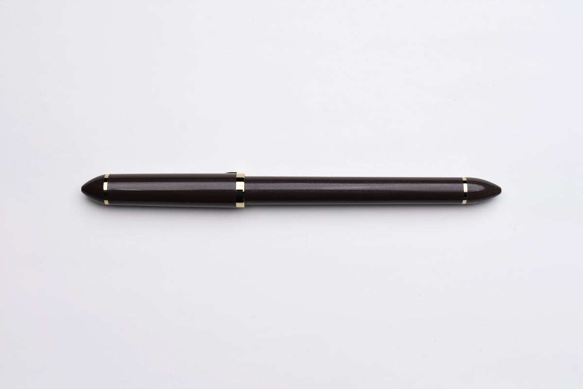 Sailor Fude DE Mannen Brush Style Fountain Pen - Pearl Brown (In Store Only)