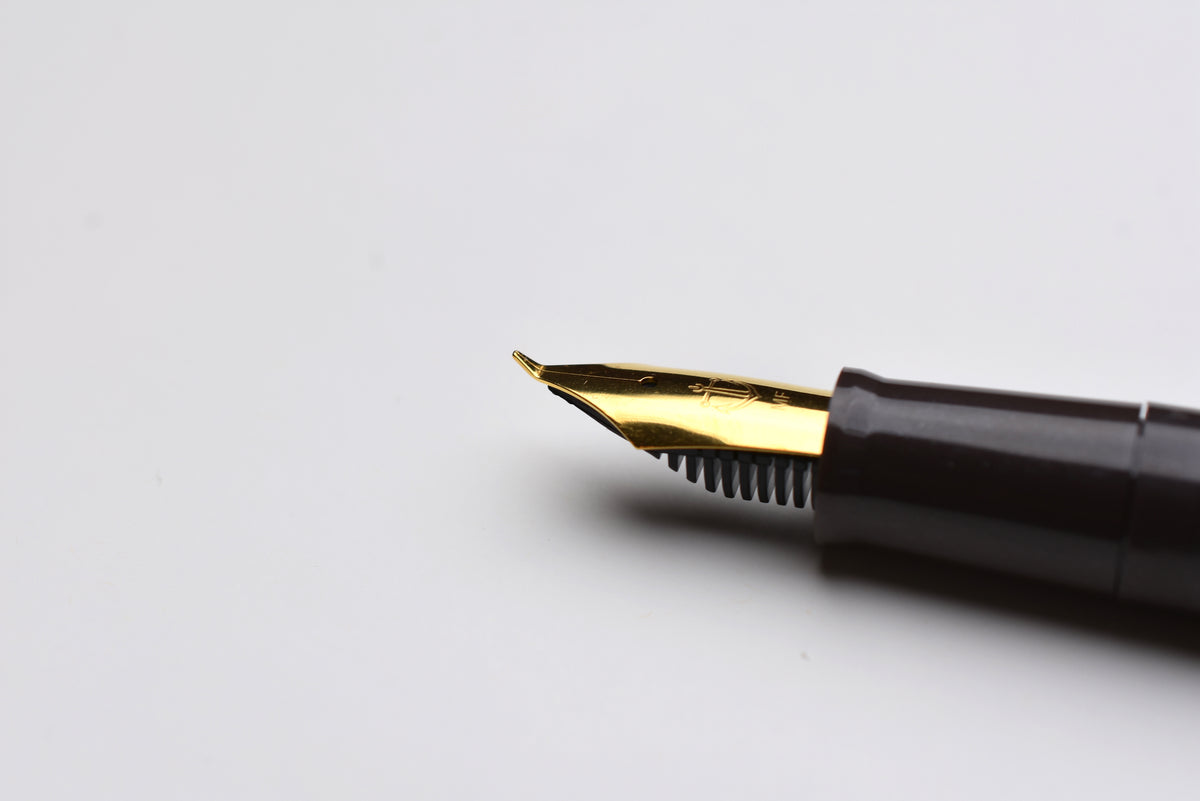 Sailor Fude DE Mannen Brush Style Fountain Pen - Pearl Brown (In Store Only)