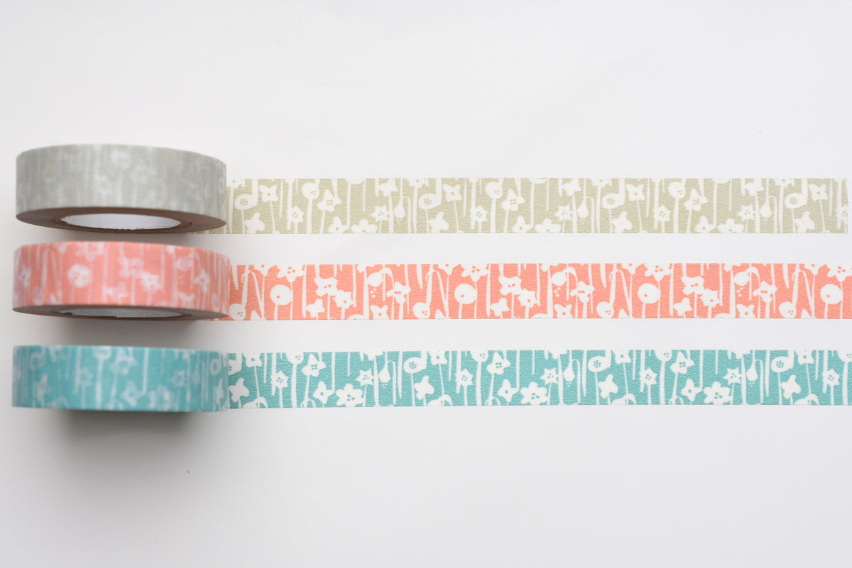 Classiky - ten to sen Little Flowers Masking Tape - In Store Only