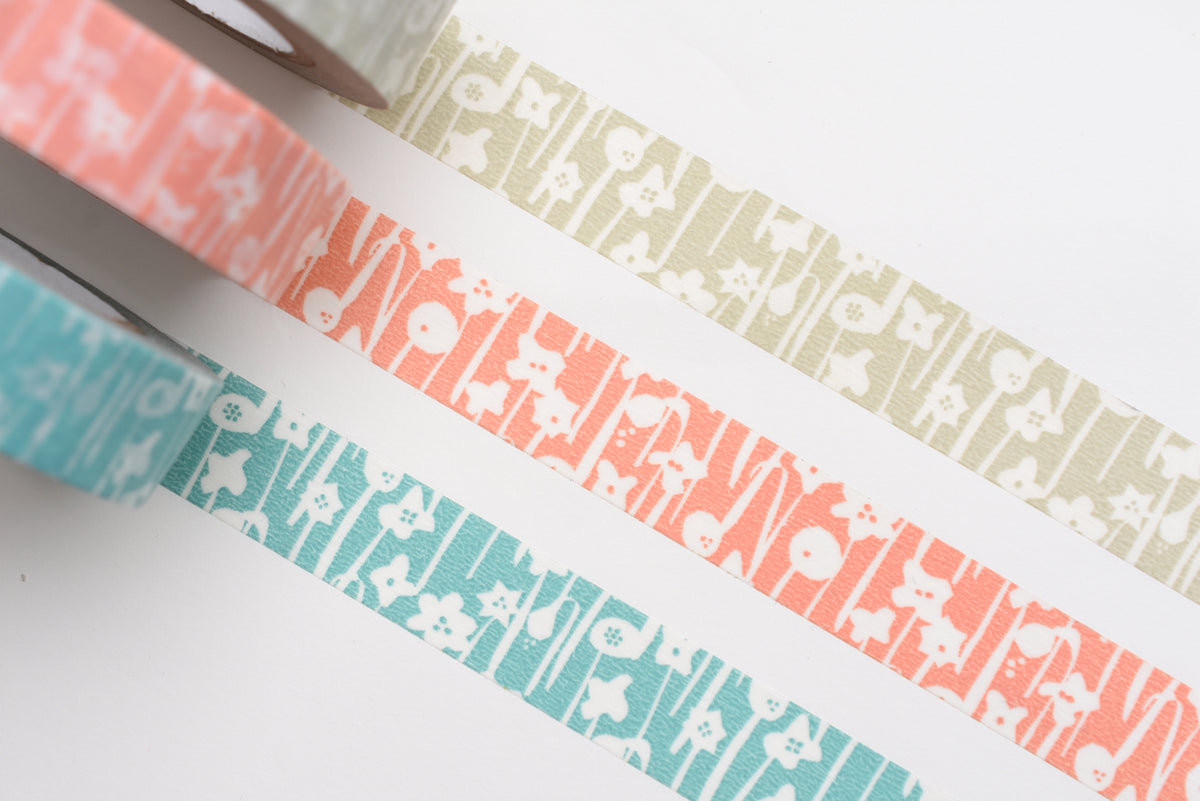 Classiky - ten to sen Little Flowers Masking Tape - In Store Only