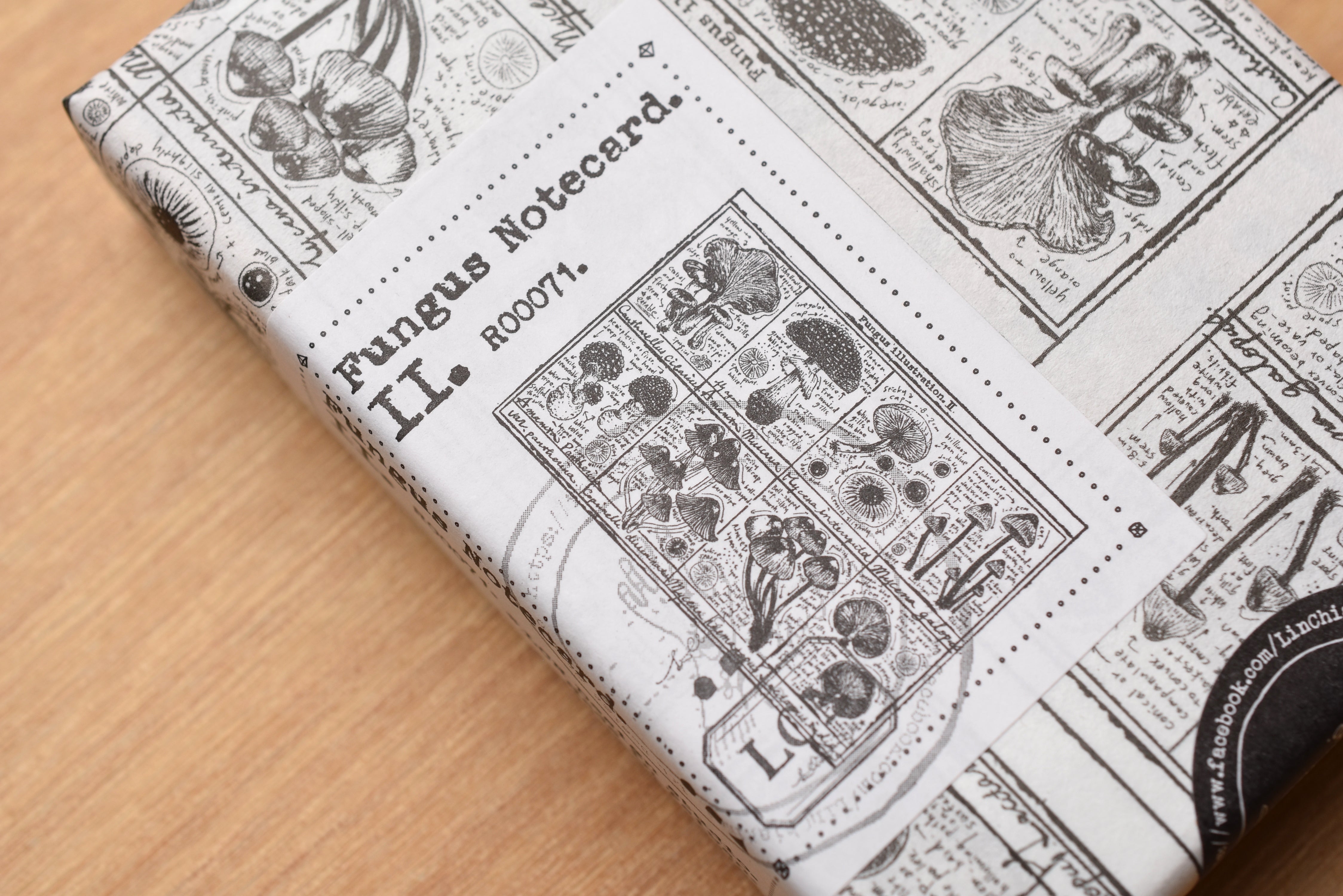 LCN Fungus Notecard Rubber Stamps ll