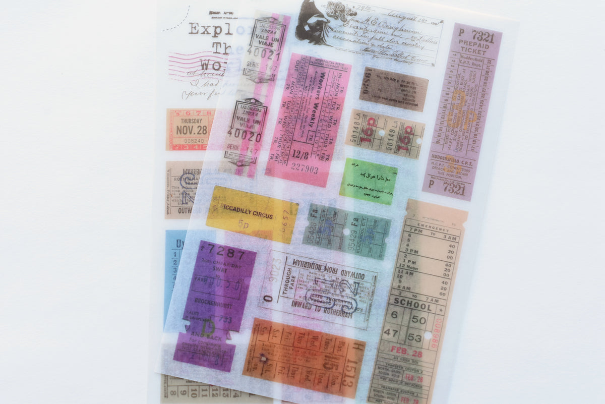 MU Print-On Stickers - Explore the World - #129