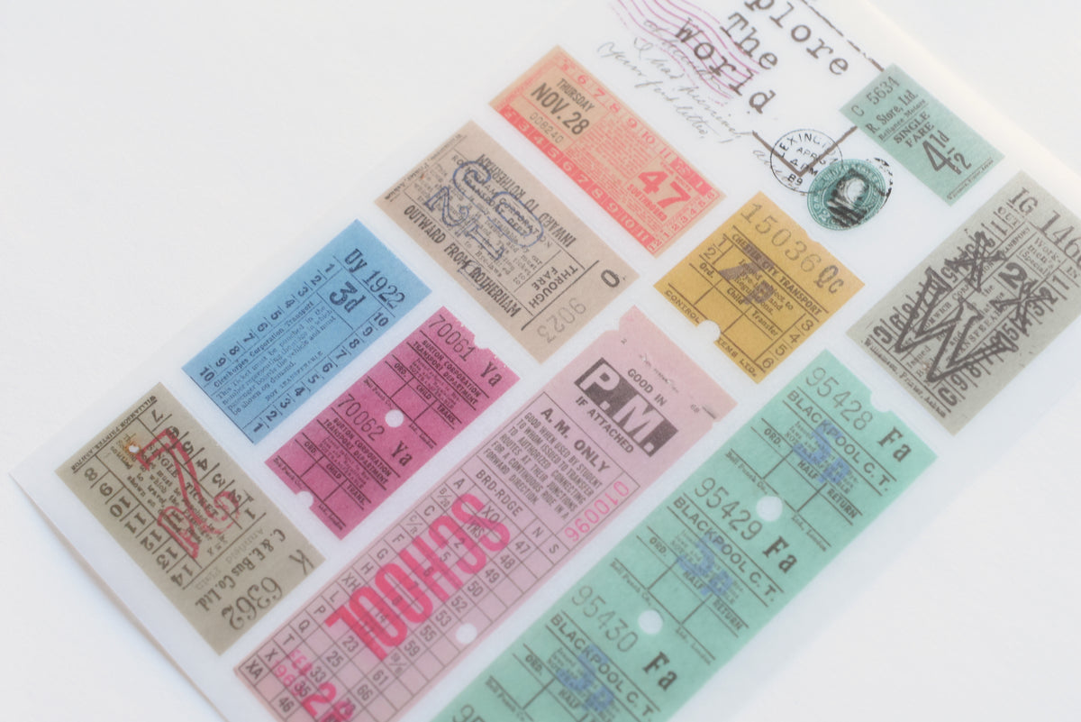 MU Print-On Stickers - Explore the World - #129