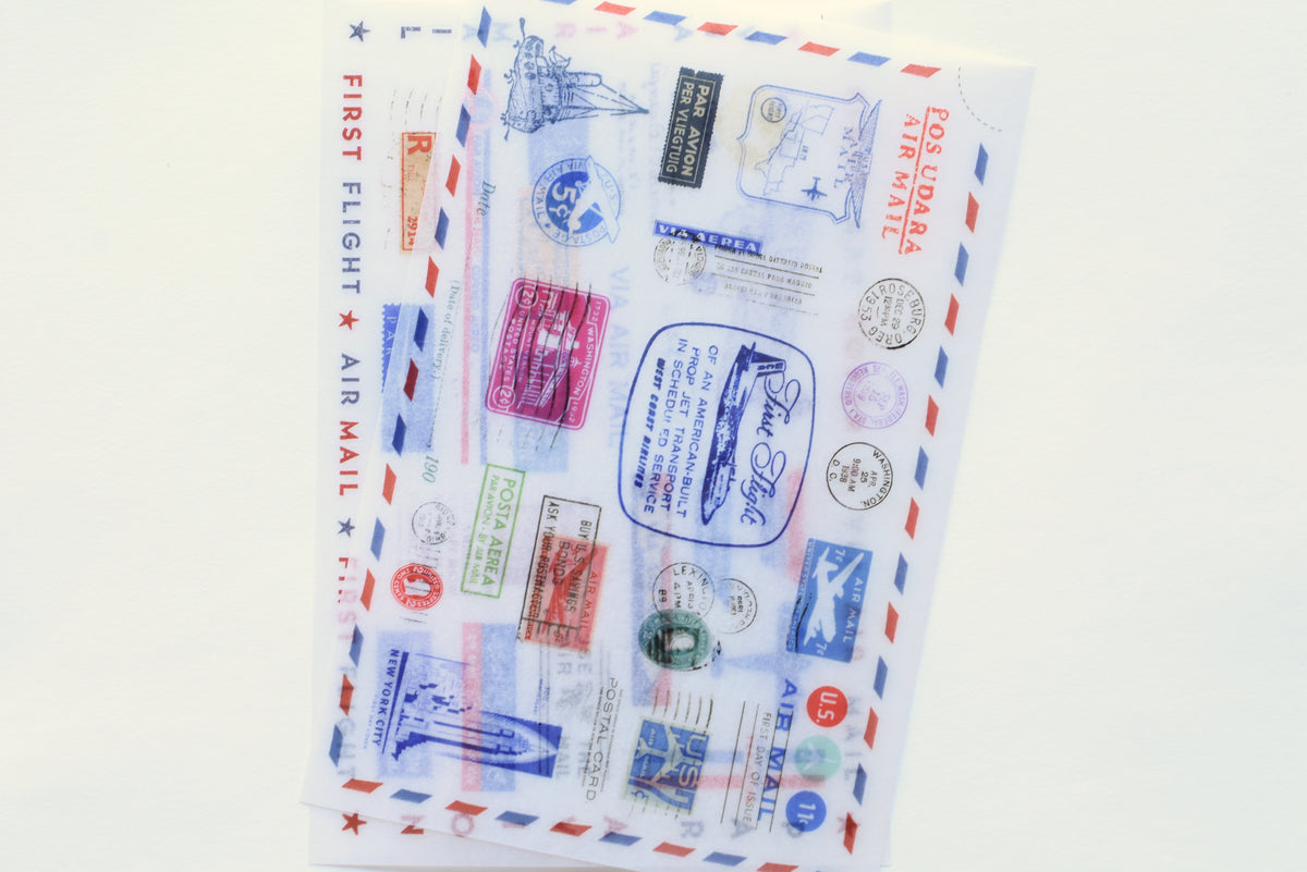 MU Print-On Stickers - Air mail - #130