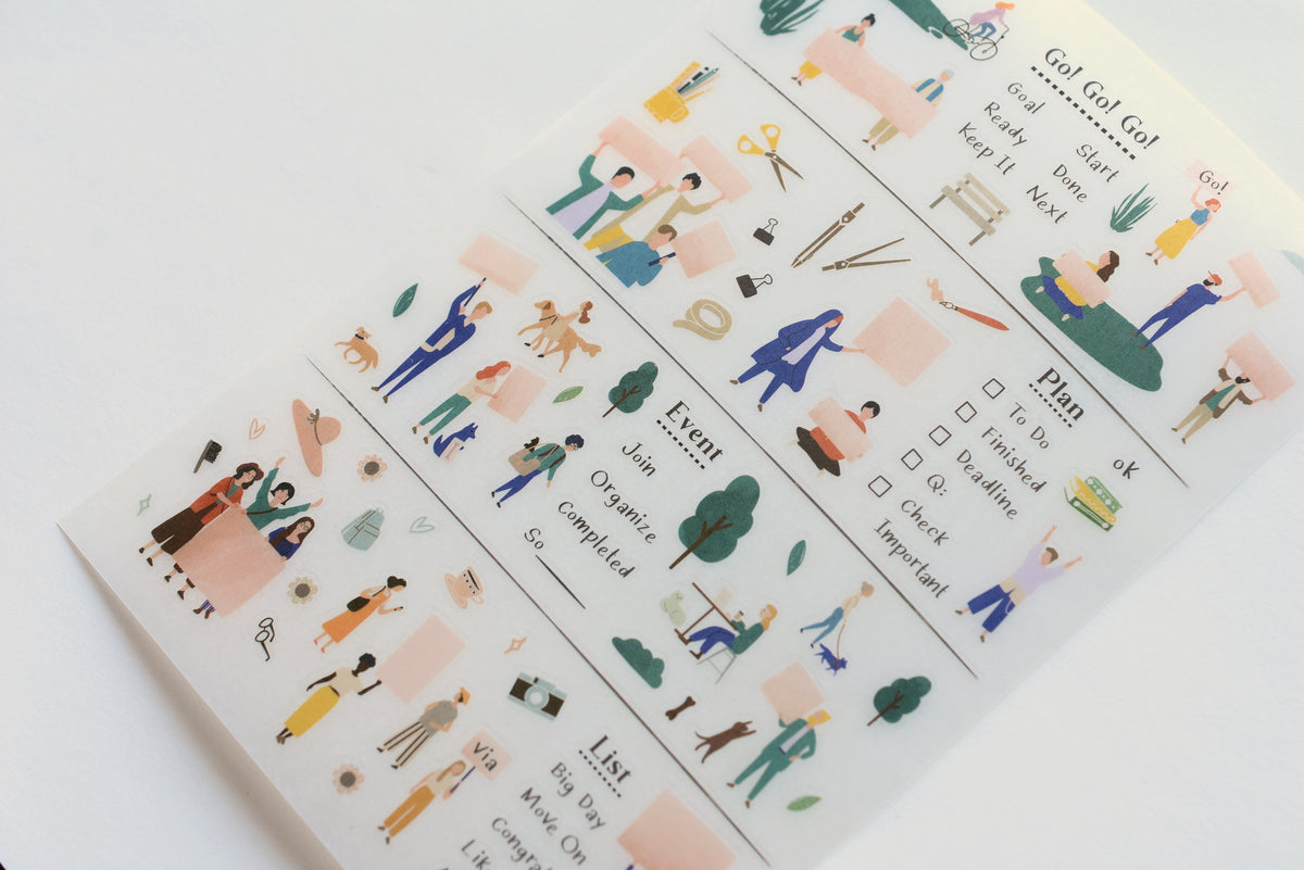 MU Print-On Stickers - Planner Goals - #134