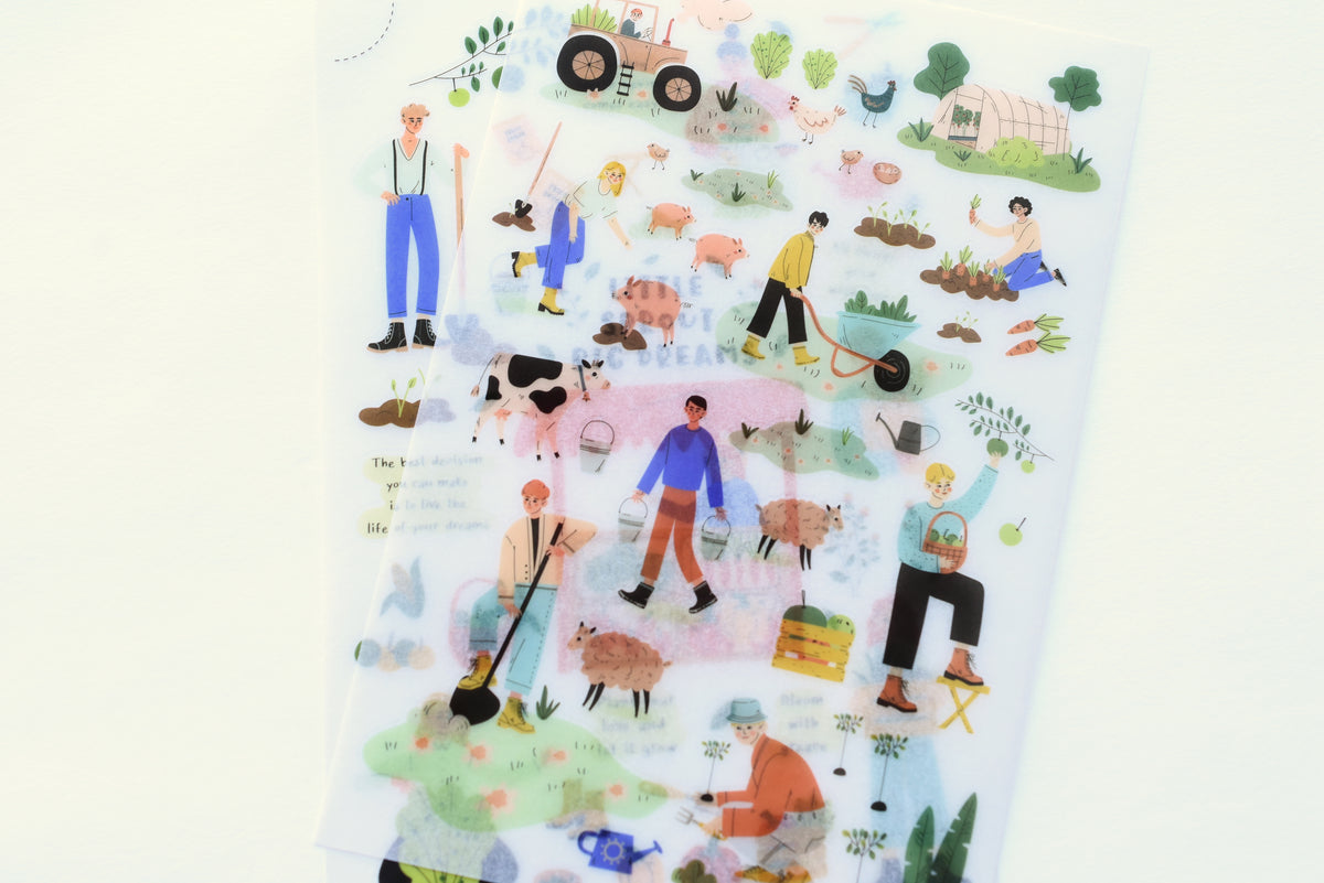 MU Print-On Stickers - Little Sprout Big Dreams - #136