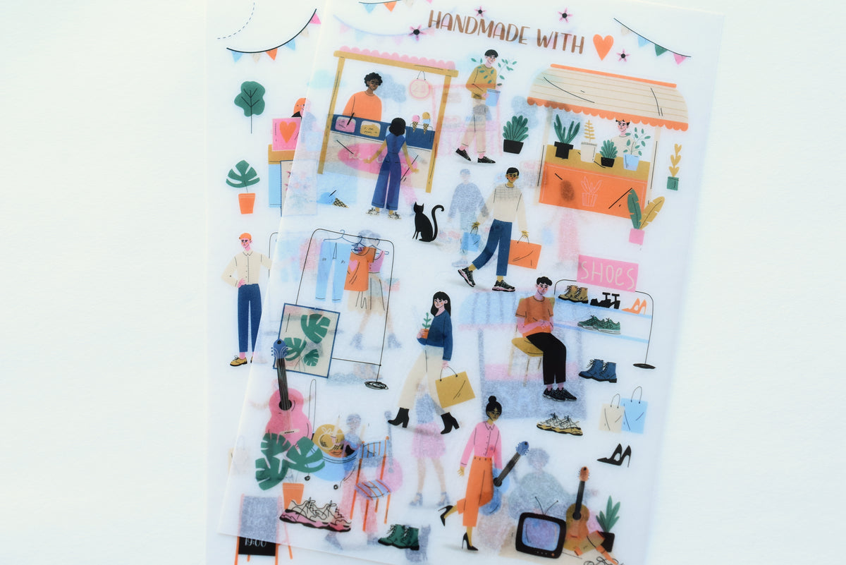 MU Print-On Stickers - Handmade Market - #137