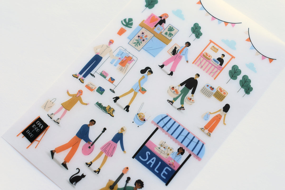 MU Print-On Stickers - Handmade Market - #137