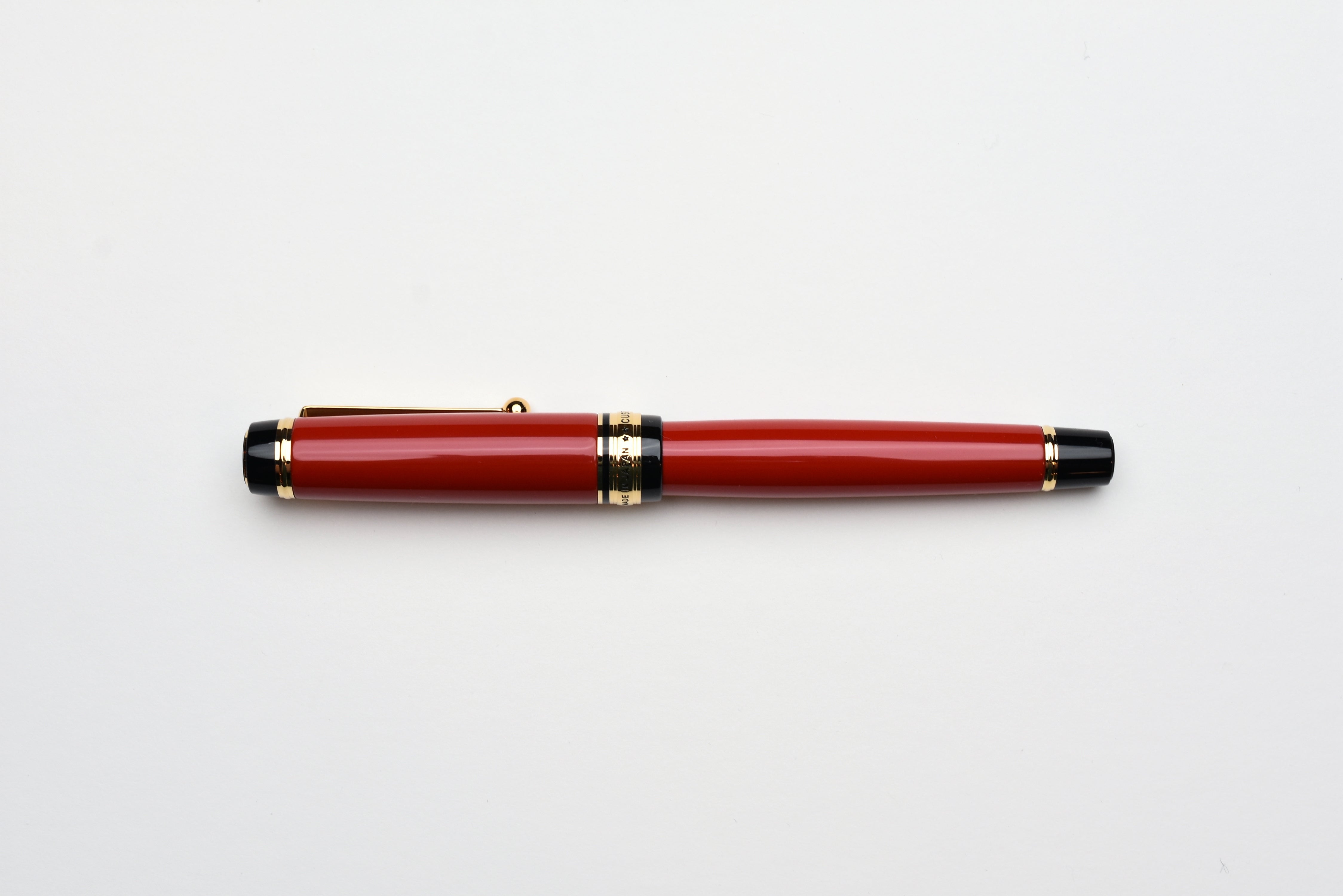 Pilot Custom 845 Urushi Fountain Pen - Vermilion