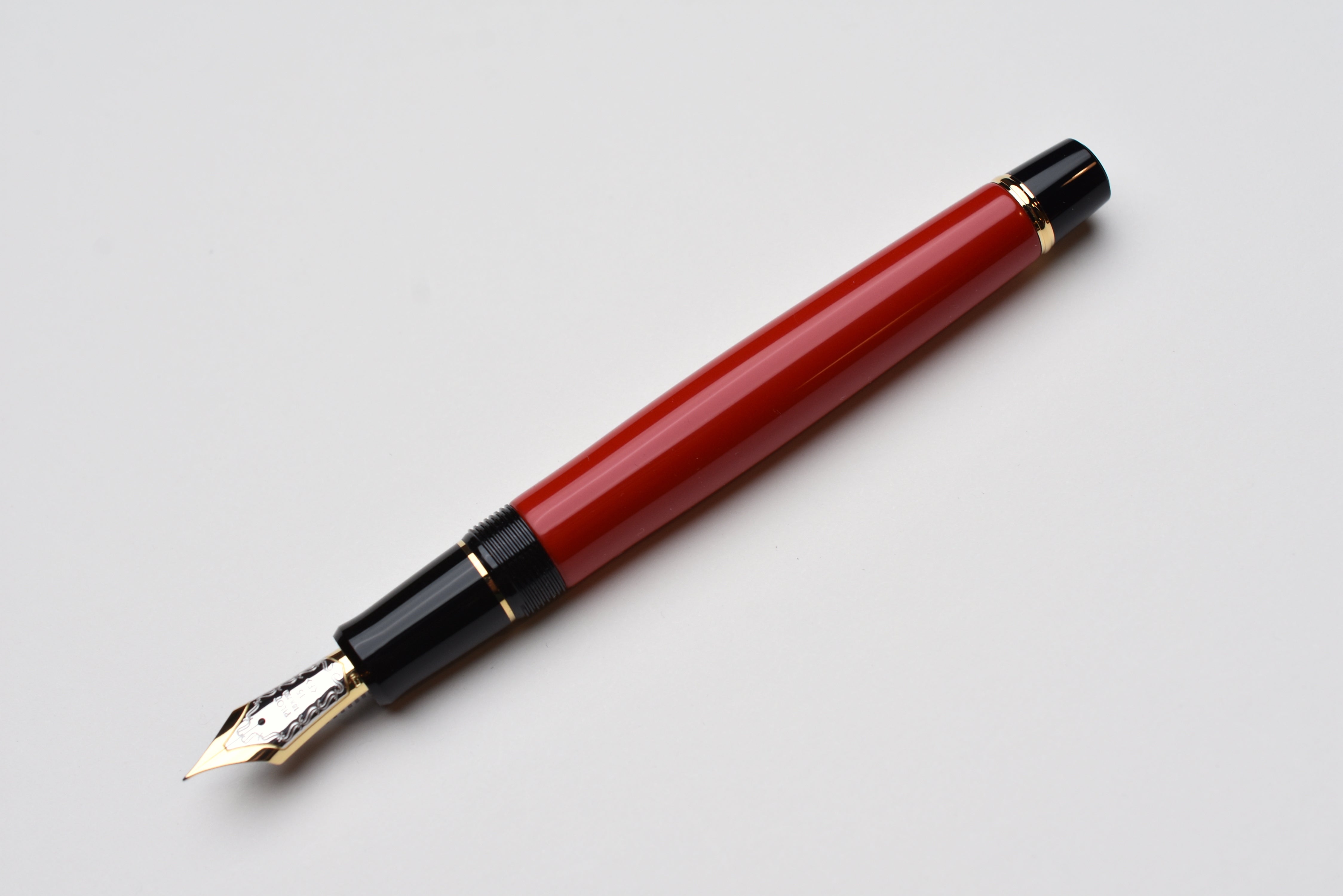 Pilot Custom 845 Urushi Fountain Pen - Vermilion