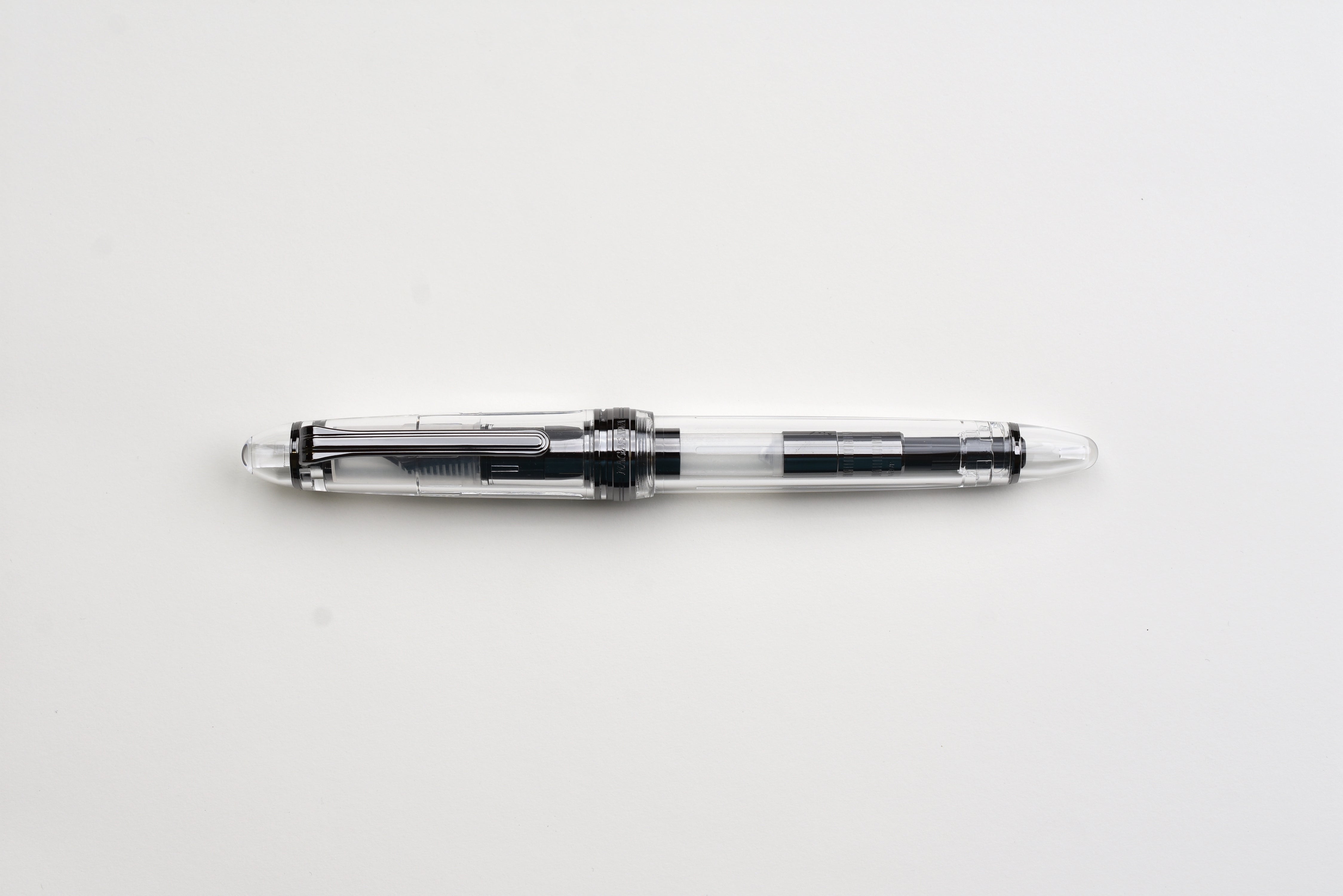 Nagasawa Original Standard Fountain Pen Skeleton Proske - Black