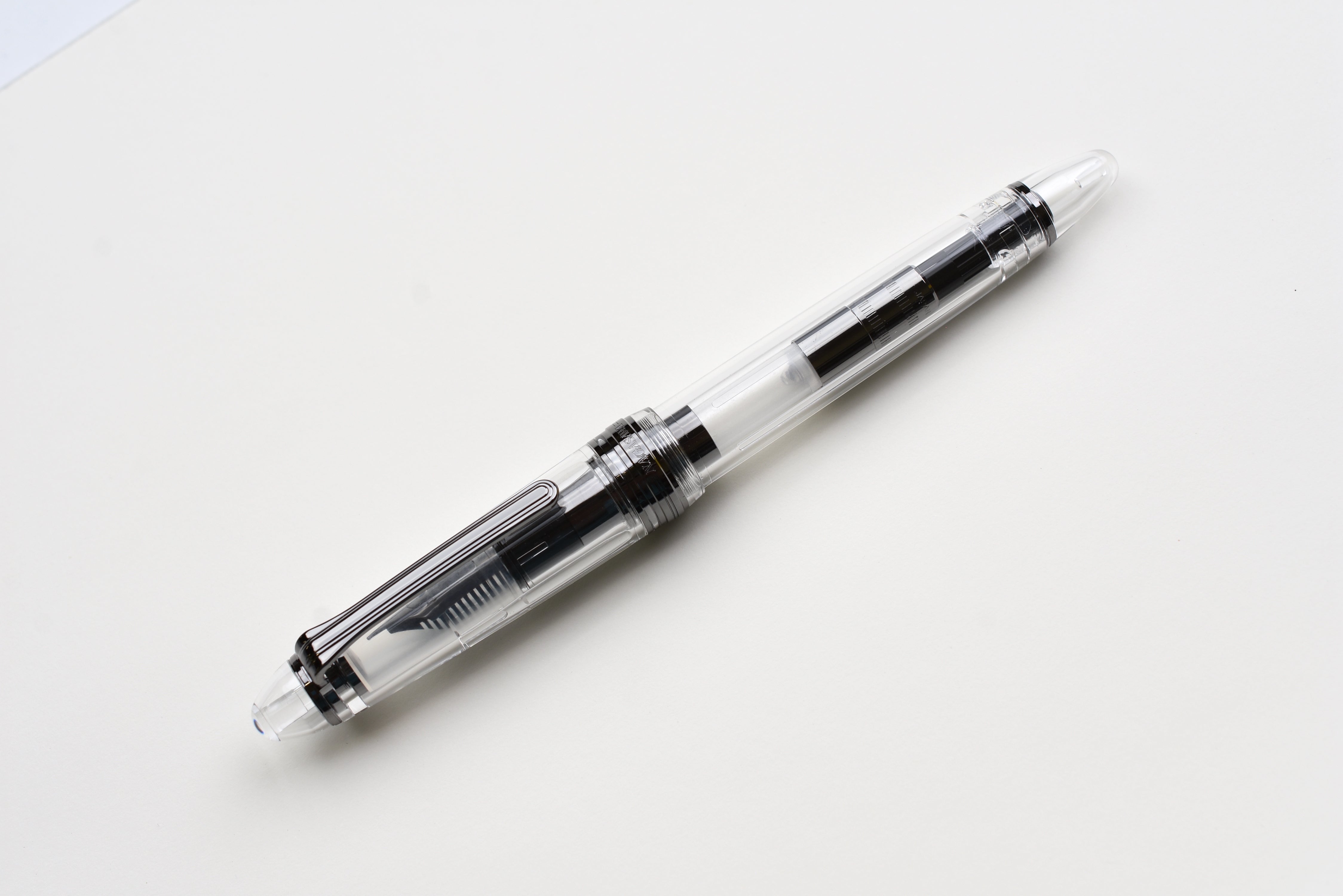 Nagasawa Original Standard Fountain Pen Skeleton Proske - Black