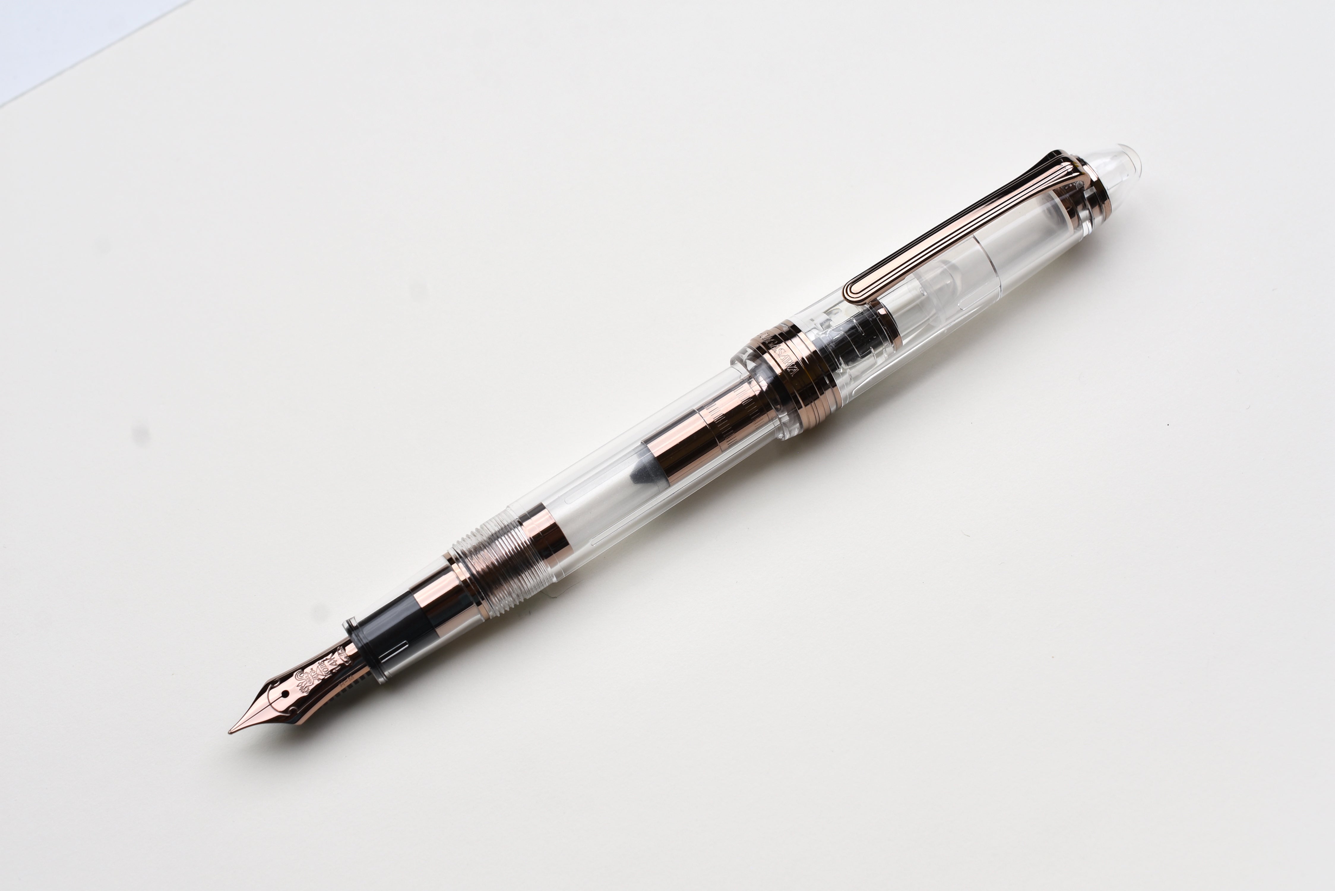 Nagasawa Original Standard Fountain Pen Skeleton Proske - Antique Gold