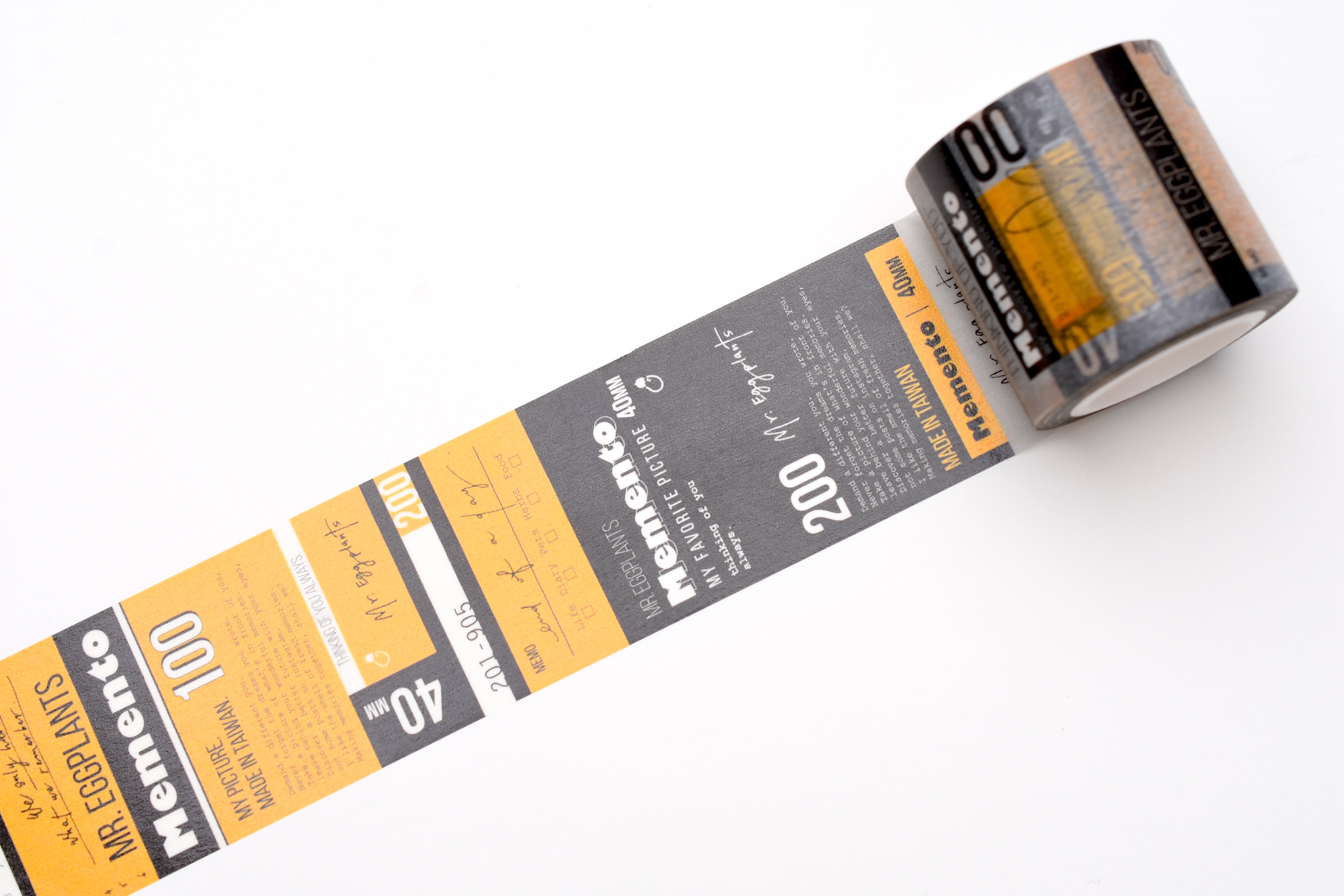 Mr. Eggplants Washi Tape - Memento