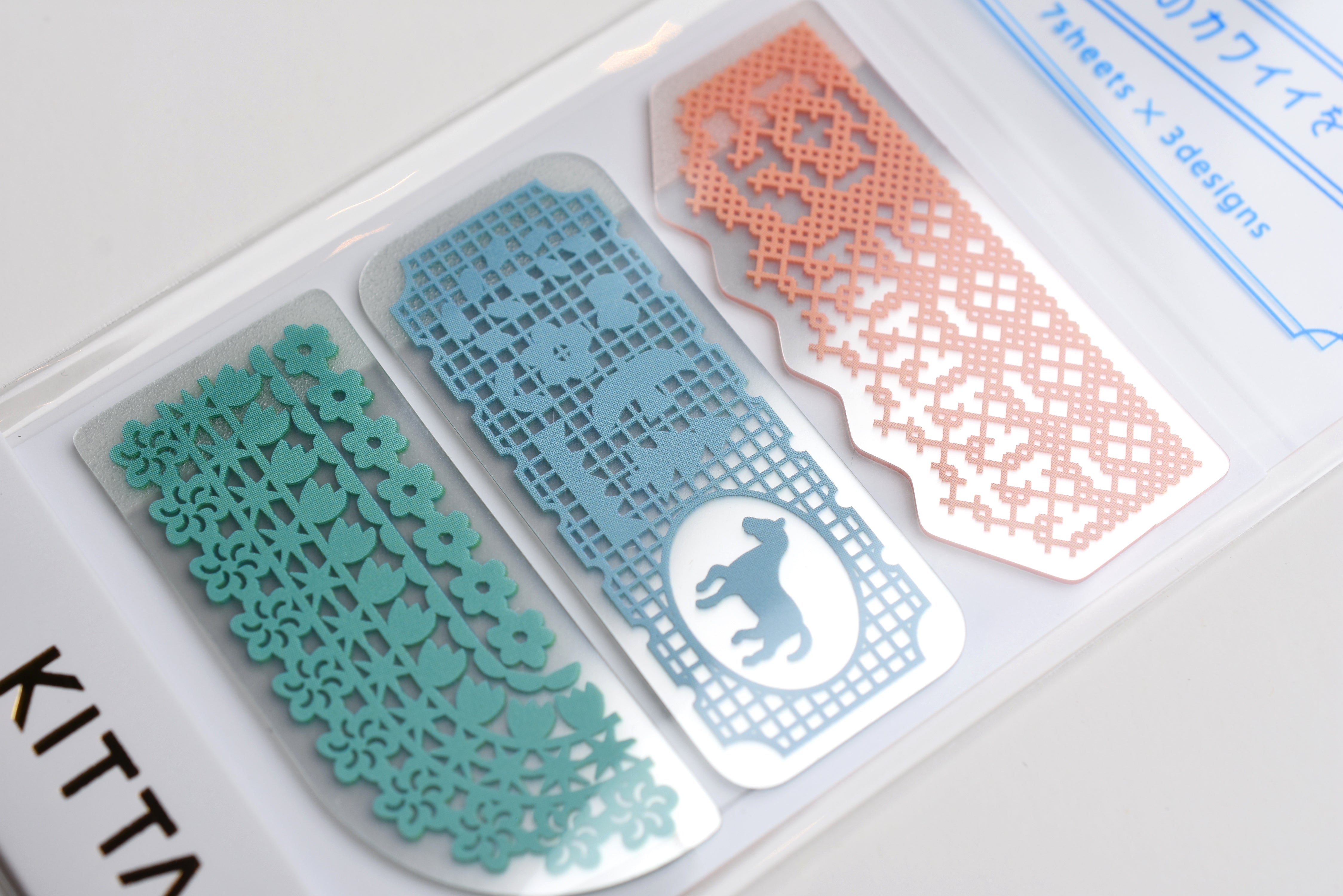 Kitta Portable Washi Tape - Clear - Lace