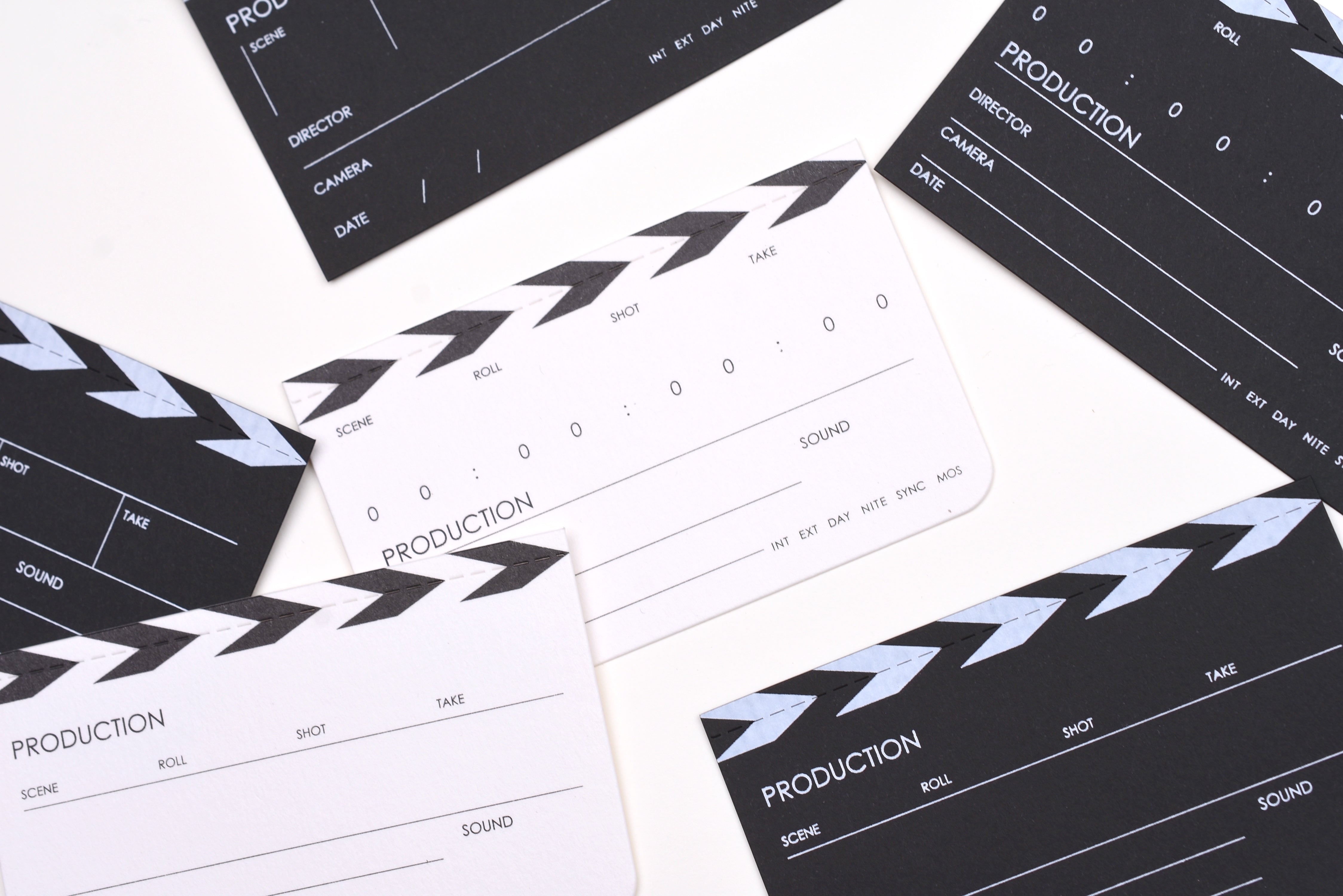 Some Sort of Fern Letterpress Collage Card - Clapperboard