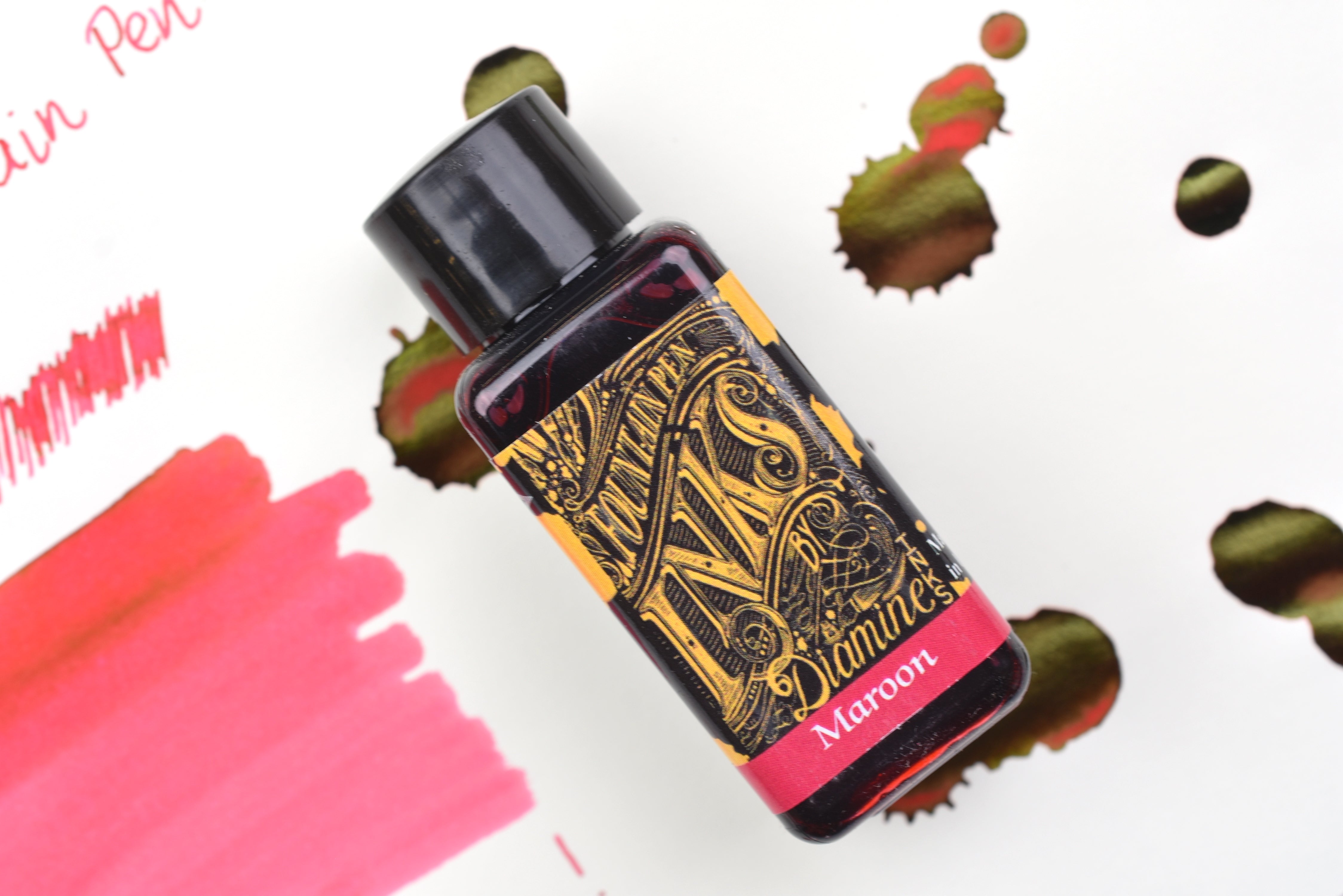 Diamine Fountain Pen Ink - Maroon - 30mL