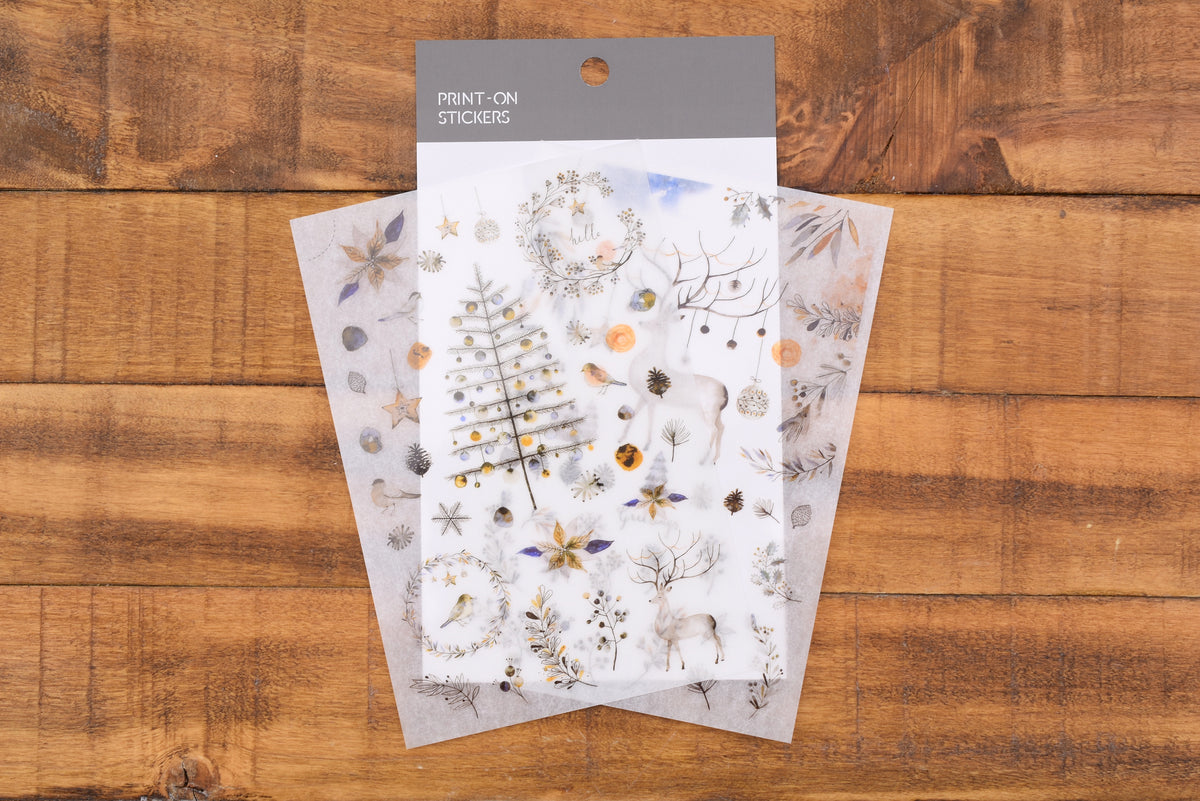 MU Print-On Stickers - Christmas Collection - #11