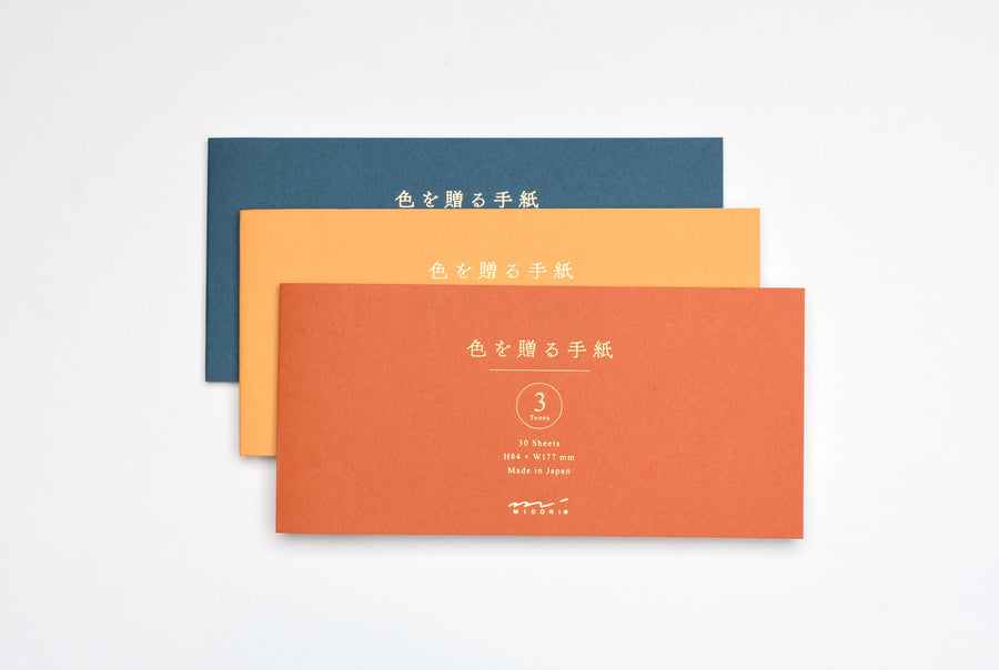 Midori "Giving A Color" Letter Pad - Message