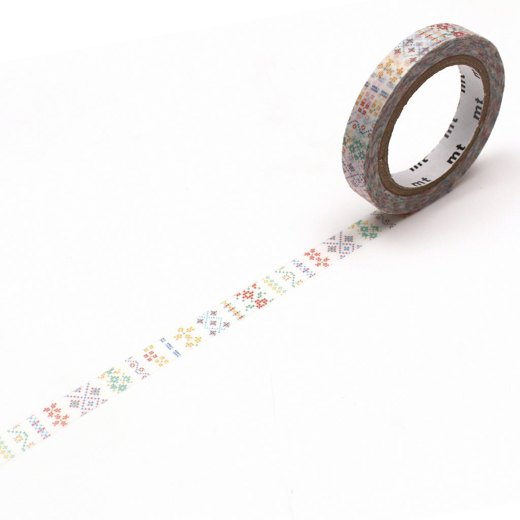 mt ex Washi Tape - Embroidery Line