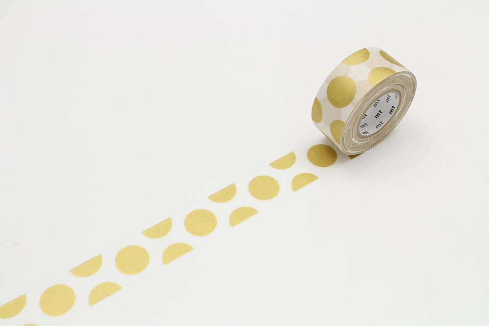 mt Washi Tape - for pack - Dot Gold