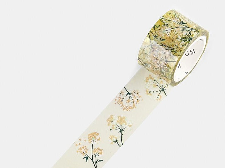 BGM Clear Tape - Flower Yellow