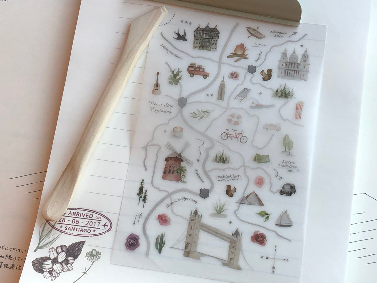 MU Print-On Stickers - UK Travel - #68