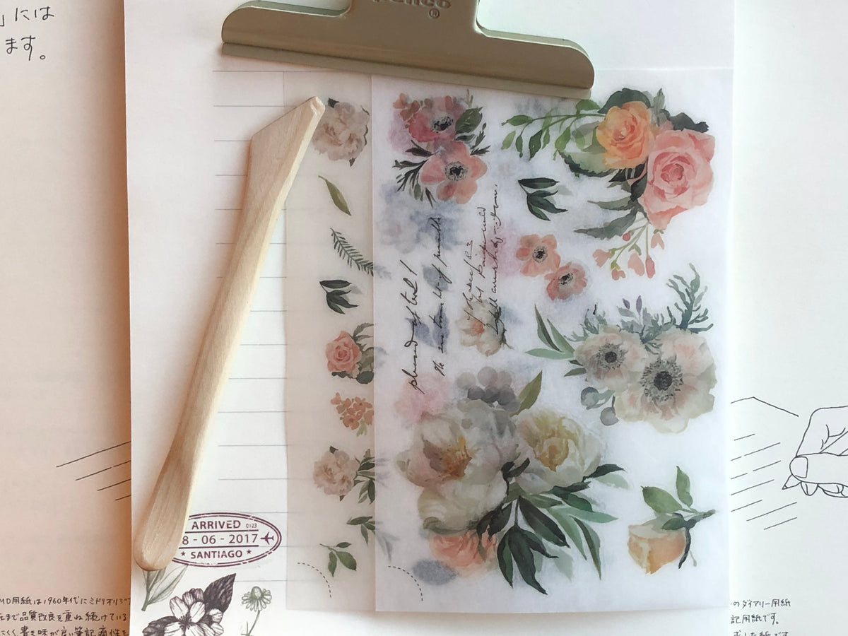 MU Print-On Stickers - Peachy Petals - #64